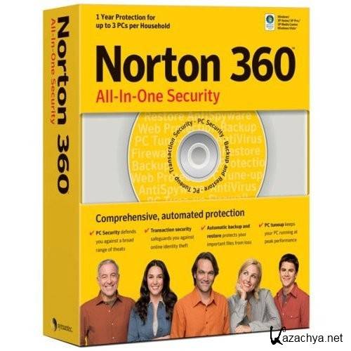 Norton 360 v5.0.0.125 Final (Crack 180 days/Ml/Rus)