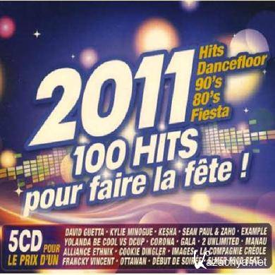2011 - 100 hits pour faire la fete 5CD