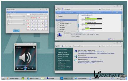 Aedore V1a + Extras Theme For Windows 7