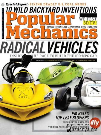 Popular Mechanics Magazine 2010-09