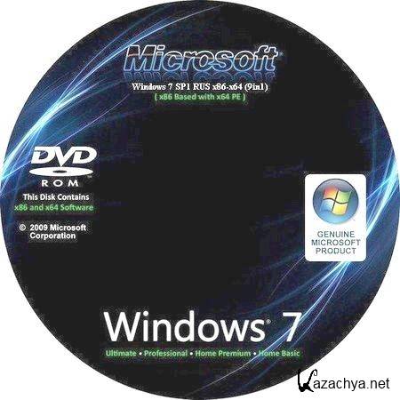 Windows 7 SP1 RUS x86-x64 9in1 RaSla v1.2