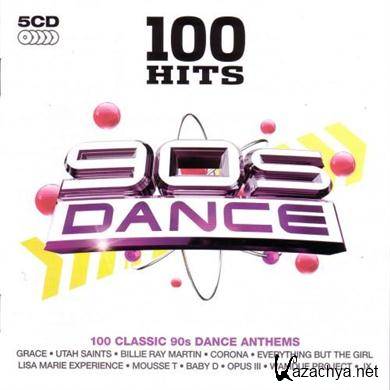 Various Artists - 100 Hits 90's Dance (5CD) (2010).MP3
