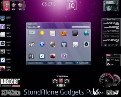 Windows Sidebar Gadgets Mega Pack 2011 [Multilang]