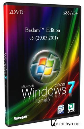 Windows 7 Ultimate SP1 x86/x64 Beslam Edition v3 2DVD