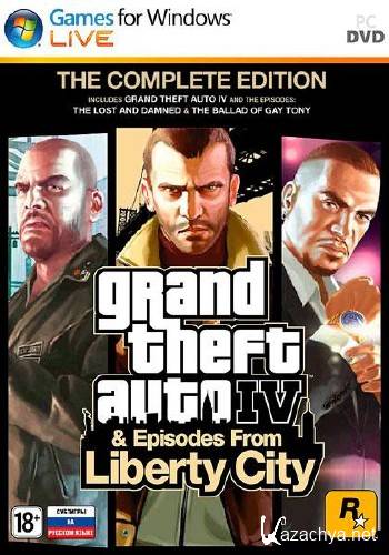 Grand Theft Auto IV - Complete Edition (2010/Multi6/RU/Repack by z10yded)