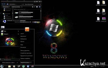 Theme for Windows 7 - Windows 8 Dark