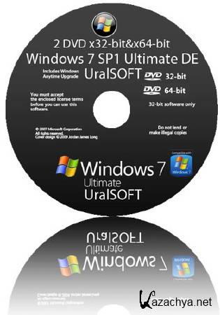 Windows 7 x86 x64 SP1 Ultimate UralSOFT (2011/DE)