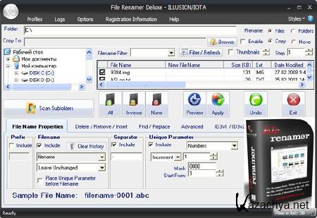 File Renamer Deluxe v6.3.0 (2011)
