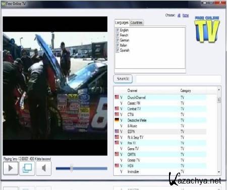 Free Online TV program 1.0