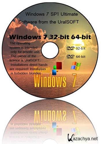 Windows 7 SP1 86 x64 UralSOFT Ultimate The equal 6.1.7601 (Rus)