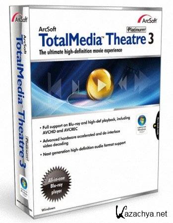 ArcSoft TotalMedia Theatre Platinum v 3.0.1.190 (with SimHD and 3D Plug-in) ML RUS
