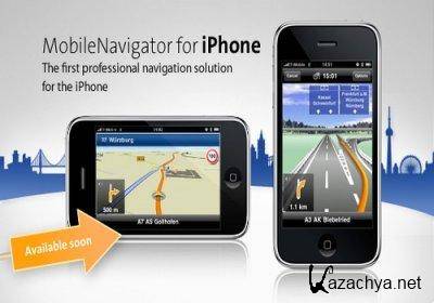 NAVIGON MobileNavigator Europe [ iPhone, v.1.8 () 2011 ]