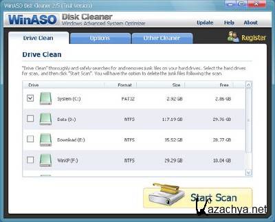 WinASO Disk Cleaner v 2.5.2 Portable