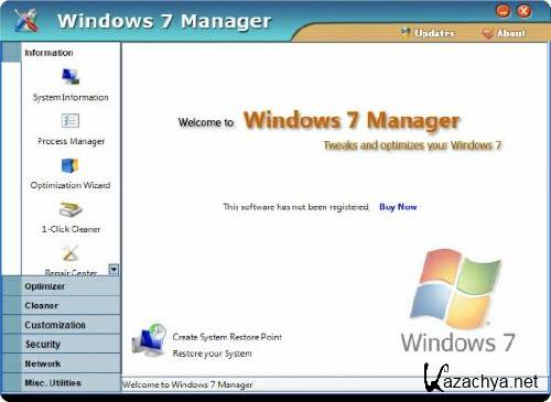 Windows 7 Manager v2.1.0 Final [x86 & x64] + Rus