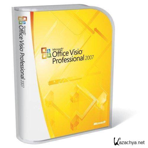 Microsoft Office Visio Professional 2007 SP2 Integrated (VOL) +   12.04.2011 [Krokoz]