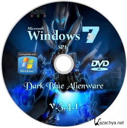 Windows Se7en Dark Blue Alienware SP1 v.5.4.1 (x86/RUS)