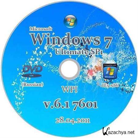 Microsoft Windows 7 Ultimate SP1 IE9 x86 WPI - DVD (Russian)