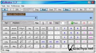 Kalkules 1.7.3 (Portable/Rus)
