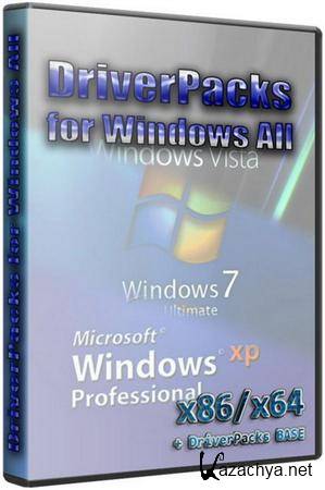DriverPacks for Windows 2000 / XP / 2003 / Vista / 7 + DriverPacks BASE 12.04.2011