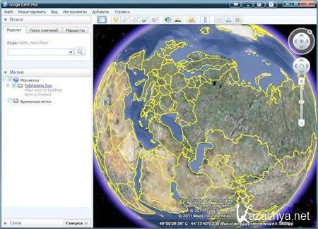 Google Earth Plus v6.0.2.2074 ML/Rus/Ukr Portable