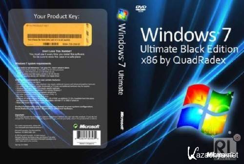 Windows 7 Ultimate Black Edition 2011 x86