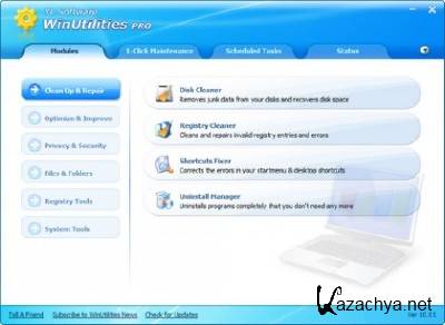 WinUtilities Professional Edition 10.01