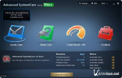 IObit Advanced SystemCare FREE Final 4.0.0.163 rus