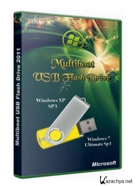 Multiboot USB Flash Drive - Windows XP with SP3 & Windows 7 with Sp1 Ultimate, Enterprise - Updatings version (2011)