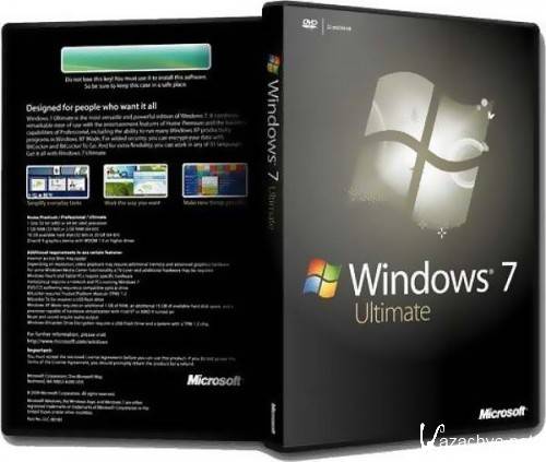 Windows 7 xDark Deluxe v.4.2 RG Codename: "State of Independence" DVD-5