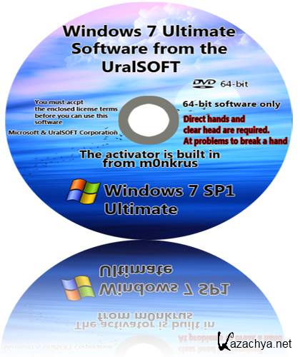 Windows 7 Ultimate SP1 x64 UralSOFT 05.2011 (RUS)