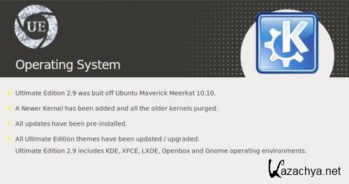 Ubuntu Ultimate Edition 2.9 (Ubuntu 10.10 Maverick Meerkat)