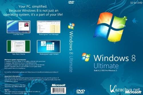 Windows 8 Build 7955 Ultimate x86 ALT (m2 Final)