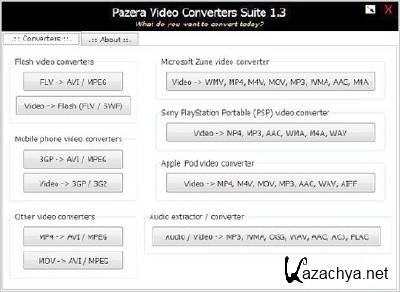 Pazera Video Converters Suite 1.3