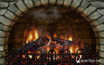 Portable 3D Realistic Fireplace Screensaver 3.4