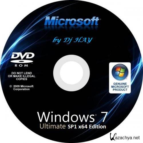 Windows 7 SP1 Ultimate x64 Edition by Dj HAY (2011/RUS)