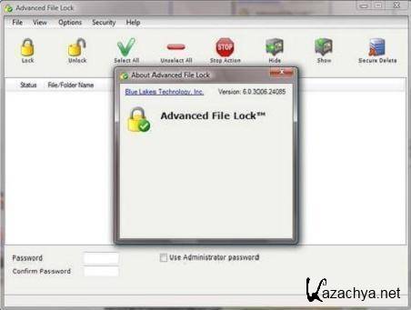 Категория. Advanced File Lock - программа для мгновенного