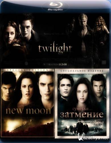 . .  / Twilight. Trilogy (2008  2010) BDRip 720p 