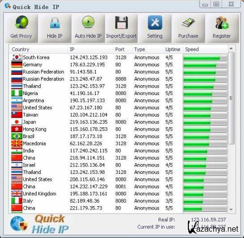 Quick Hide IP v.1.3.3 Multilingual