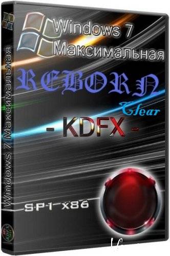Windows 7  KDFXSP1 REBORN Full+Clear+Live CD v1.0