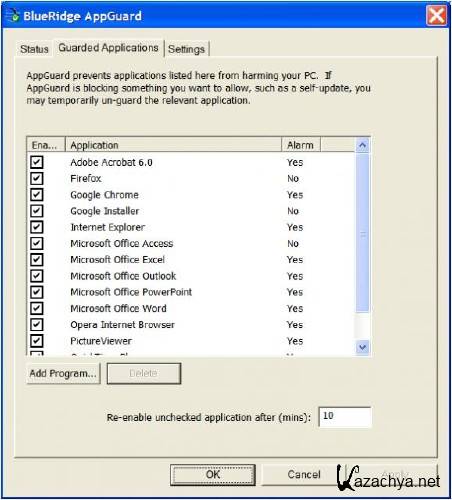 Blue Ridge AppGuard 3.0.13.0 Blue Ridge AppGuard 3.0.13.0