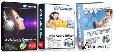 AVS Video Converter 8.0.1.492 + Audio Editor 7.0.1.417 + Portable + Audio Converter 7.0.1.477