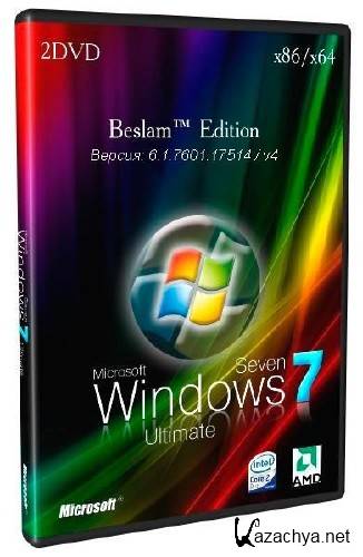 Windows 7 Ultimate SP1 (x86/x64) Beslam  Edition v.4 (2011/RUS/2DVD)