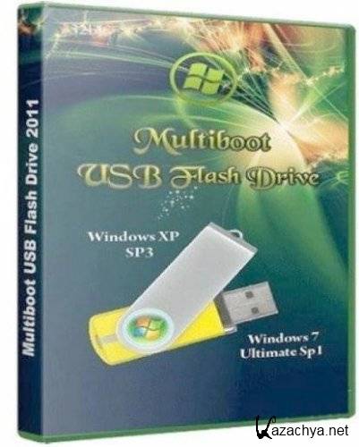  Multiboot USB Flash with Windows XP SP3 & Windows 7 Ultimate & Enterprise Sp1 v2.0 (2011/RUS)