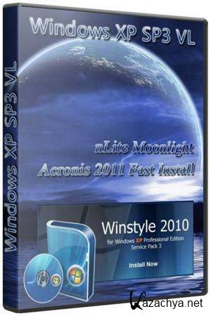 Windows XP SP3 VL nLite Moonlight Acronis 2011 Fast Install
