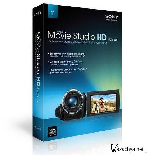 Vegas Movie Studio HD Platinum 11.0 Build 220 Production Suite