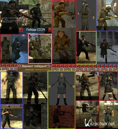 Day of Defeat: Source - Soviet & German Pack (2011/ PC/RUS/Mod)