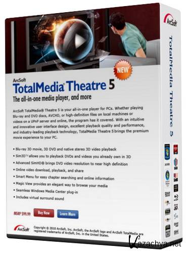Arcsoft TotalMedia Theatre v 5.1.1.110 Beta ML/RUS