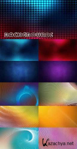 Varicoloured abstract backgrounds - 2 Varicoloured abstract backgrounds - 2