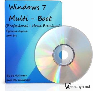 Windows 7 Professional + Home Premium x64 Multi-Boot by DarkHunter v3.4