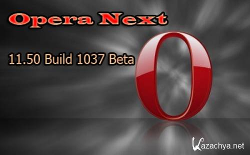 Opera Next 11.50 Build 1037 Beta
